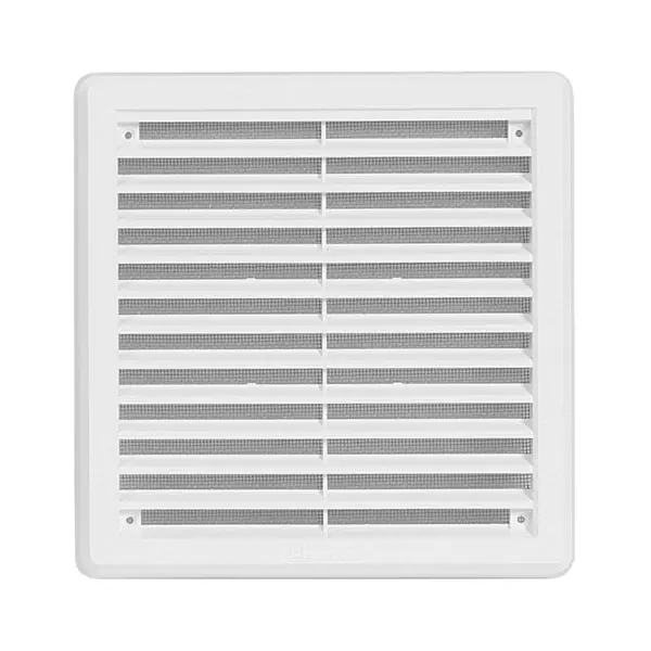 Szezonális akció Szellőzőrács 200x200mm műanyag fehér (hálós)