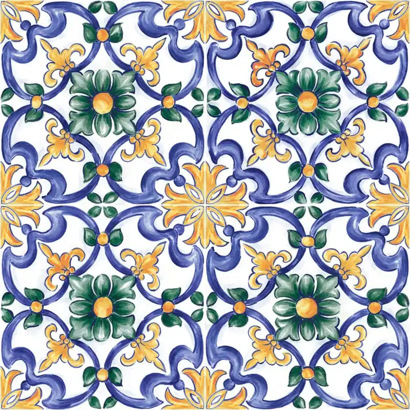 Árengedmény Ragno Amuri Decoro Maiolica Tappeto 3 Glossy Rc8J 200X200