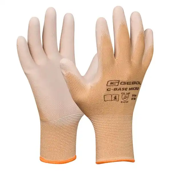 Védőkesztyű mártott PU narancs "G-Base Nano" (7) Outlet