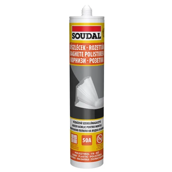 Legjobb ár Szerelő/stukkó ragasztó 50A 280 ml Soudal