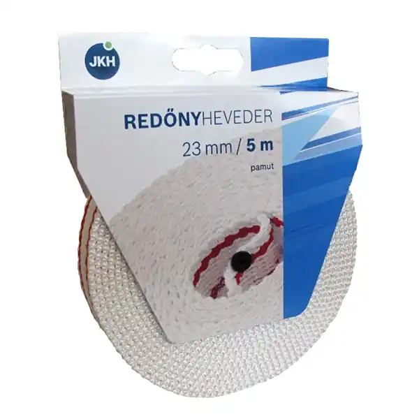 Gyors kiszállítás Redőnyheveder pamut 23mm 5fm (5 fm)