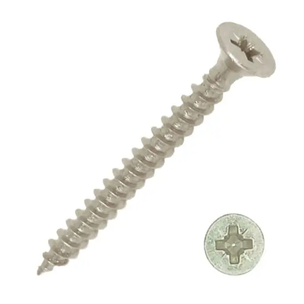 Pozdorjacsavar süllyesztett fejű PZ 4,0x 25 INOX (20 db) Gyors szállítás