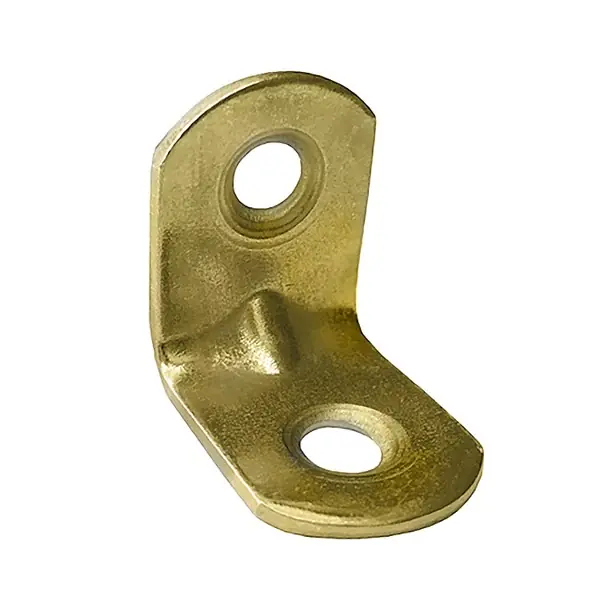 Biztonságos fizetés Polctartó sarok 20 x 20 mm sárga horgany (20 db)