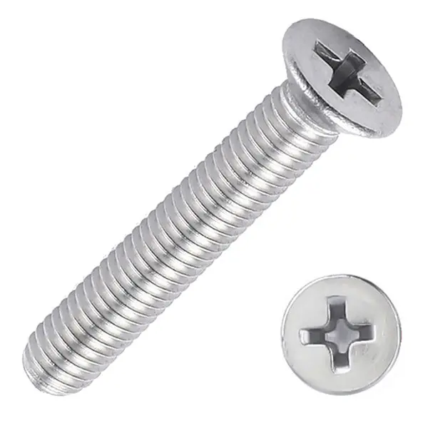 Metrikus csavar süllyesztett fejű PH M4x35 horganyzott (10 db) Biztonságos fizetés