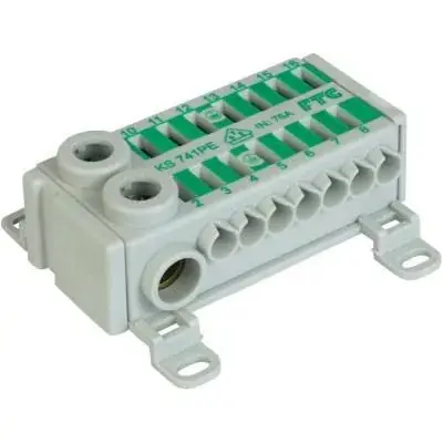 Újdonság FŐVEZ.LEÁG.SORK.1P 2x25/14x4mm2 ZÖ.