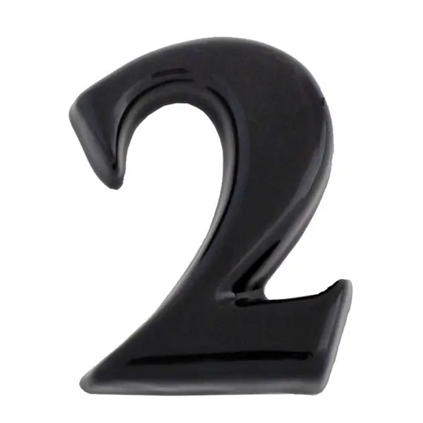Olcsó Kerámia házszám 2 fekete 12cm