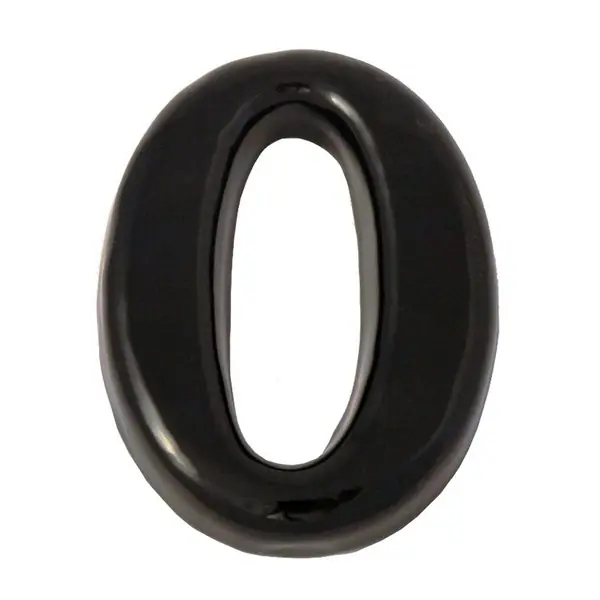Kerámia házszám 0 fekete 12cm Vedd meg online