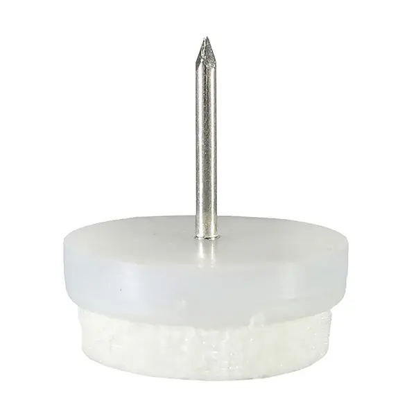 Csúsztatófilc műanyag házas szeges d=20mm fehér (8db) Expressz szállítás