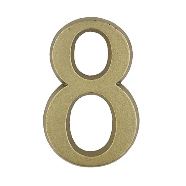 Ajtószám öntapadós matt arany "8" 4,5cm Szuper akció