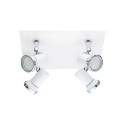 LED-es mennyezeti GU10 4x3,3W feh@ Különleges ajánlat