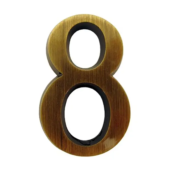 Ajtószám öntapadós antik "8" 4,5cm Újdonság