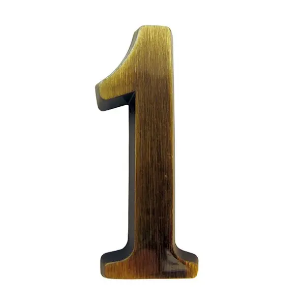 Legkelendőbb Ajtószám öntapadós antik "1" 4,5cm