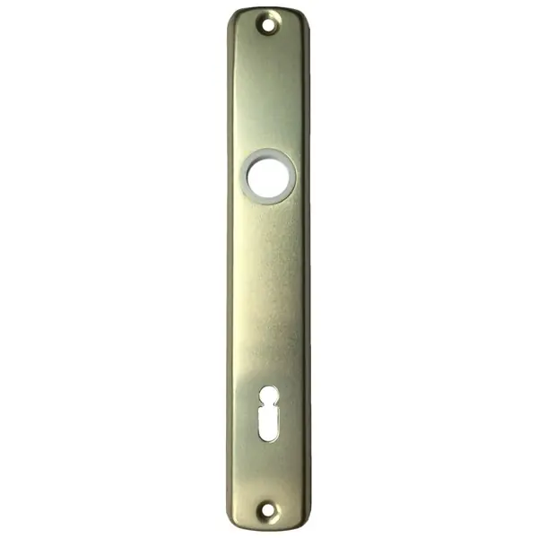 Ajánlat Ajtócím 90mm normál kulcslyukas F2 eloxált (1 pár) (2 db)