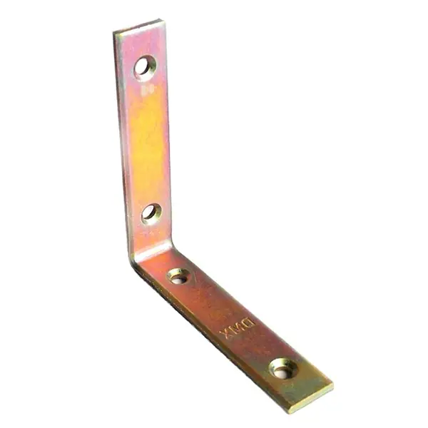 Biztonságos fizetés Székszegletvas erős 100 x 100 x 20 / 4 mm sárga horgany