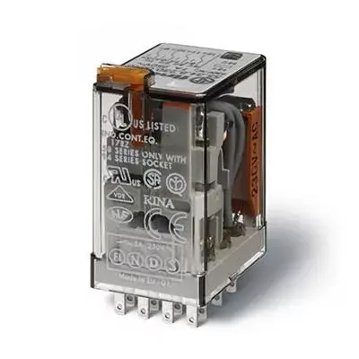RELÉ FINDER 230V/AC 7/15A 14P 4CO Biztonságos fizetés