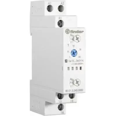 Kedvezményes ár IDŐRELÉ FINDER UNI.24-240VAC/DC 8A