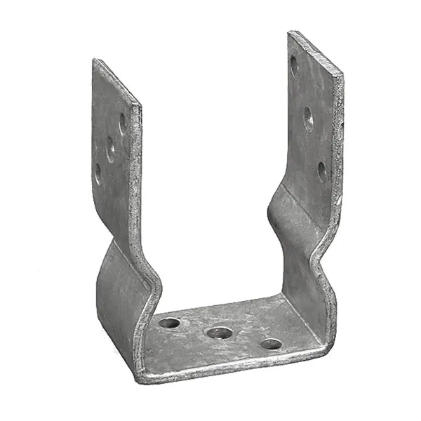 Végkiárusítás Oszloptalp "U" lecsav. rogyasztott 150 x 60 x 120 / 4 mm horg.