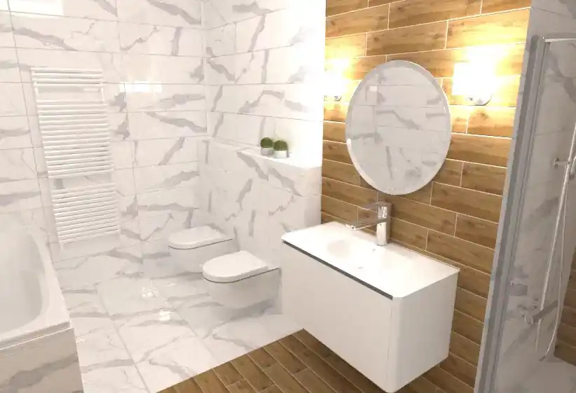 3D fürdőszoba látványterv - ingyen Akciós ár