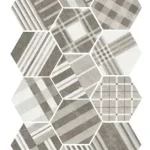 Bestseller Hexatile Cement GEO Grey 17,5x20 hatszögletű járólap dekor