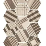 Vedd meg online Hexatile Cement GEO Sand 17,5x20 hatszögletű járólap dekor