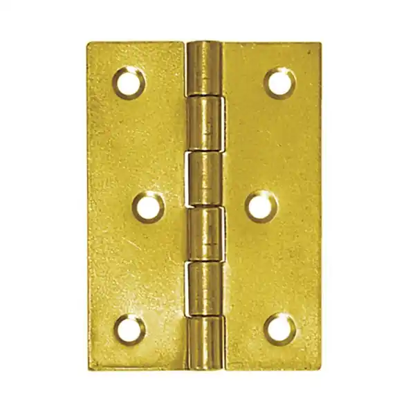 Csuklópánt keskeny 40 x 26 / 1 mm sárga horgany Akció