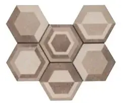 Azonnali szállítás Ragno Rewind Decoro Geometrico Corda 21x18,2 hatszögletű járólap dekor