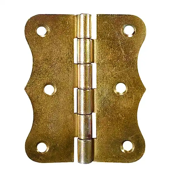 Olcsóbb Csuklópánt díszes 80 x 63 / 1,5 mm sárga horgany