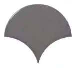 Vásárlói kedvenc Equipe Fan Dark Grey 10,6x12 pikkely alakú falicsempe