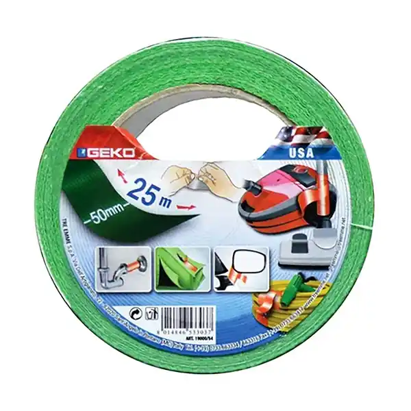 Bestseller Ragasztószalag szövetes 50 mm x 25 m zöld GEKO