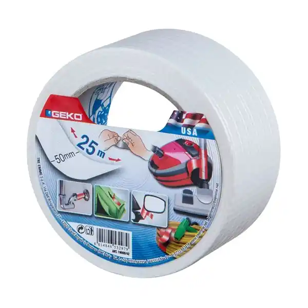 Különleges ajánlat Ragasztószalag szövetes 50 mm x 25 m fehér GEKO