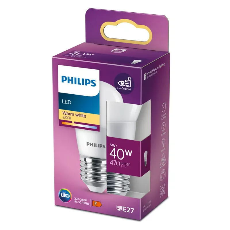 Ajánlat PHILIPS E27 LED KISGÖMB 5W 470LM