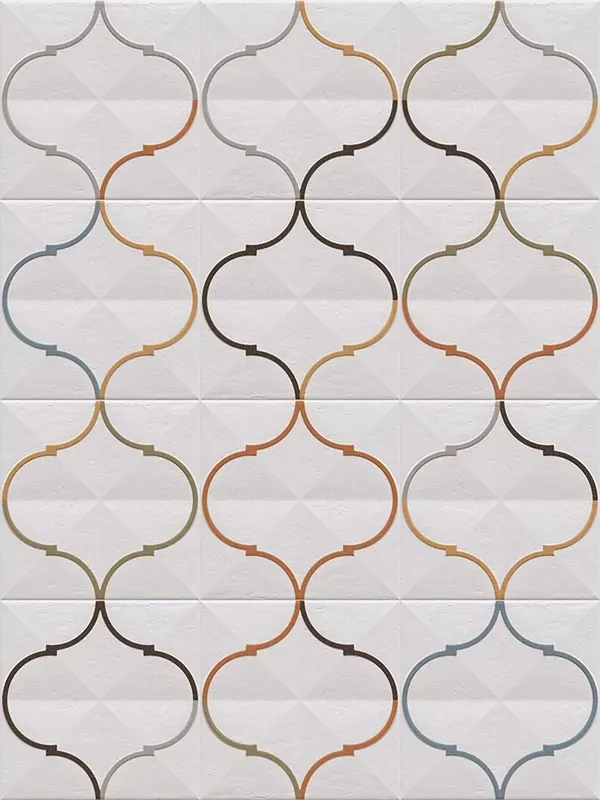 Árengedmény Etnia Oromo Multicolor 20x20 dekorcsempe mix