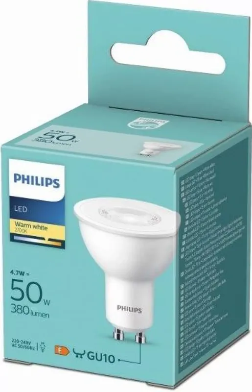 Alacsony ár LED GU10 4,7W 2700K 380lm/36°