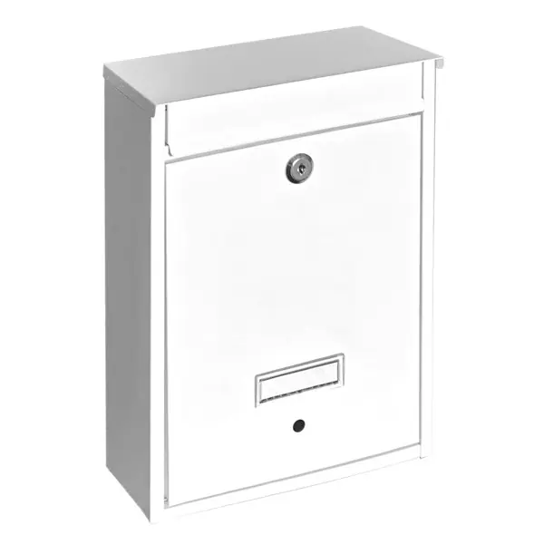 Akciós ár Postaláda álló (22x32cm) fehér, névtartóval