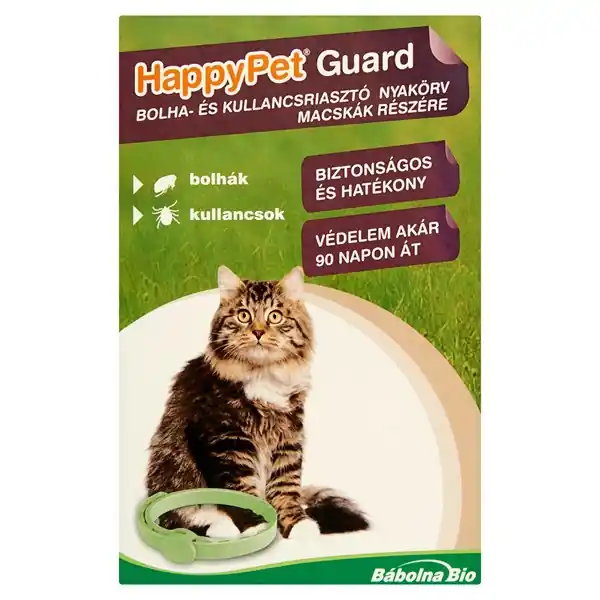 Ne maradj le Bolha- és kullancsriasztó nyakörv 35 cm macska HAPPYPET GUARD