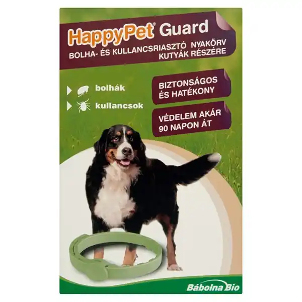 Vedd meg most Bolha- és kullancsriasztó nyakörv 60 cm kutya HAPPYPET GUARD