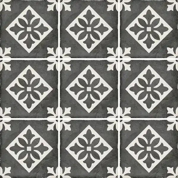 Vásárlói kedvenc Equipe Art Nouveau Pàdua Black 20x20