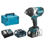 Kedvezmény MAKITA DTW1002RTJ AKKUS ÜTVECSAVAROZÓ 18V 2DB 5Ah AKKUVAL 1000Nm+KOFFER