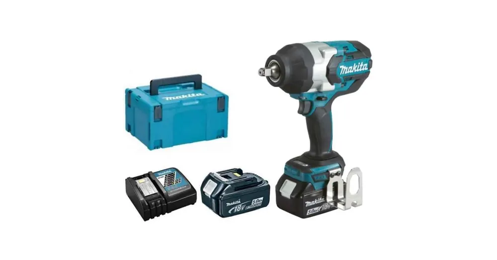 Kedvezmény MAKITA DTW1002RTJ AKKUS ÜTVECSAVAROZÓ 18V 2DB 5Ah AKKUVAL 1000Nm+KOFFER