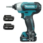 MAKITA TD110DSME AKKUS ÜTVECSAVAROZÓ 10,8V 2DB 4Ah AKKUVAL 110Nm Prémium