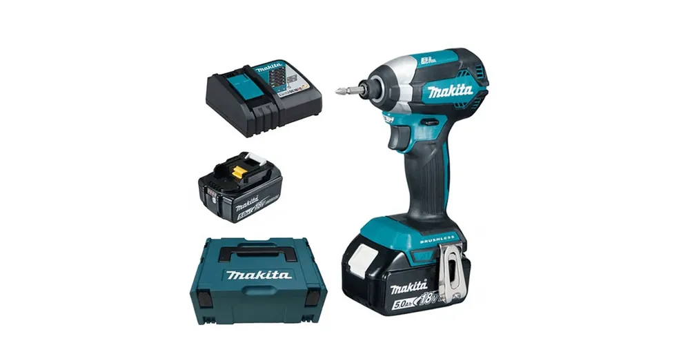 MAKITA DTD153RTJ AKKUS ÜTVECSAVAROZÓ 18V 2*5,0Ah AKKU - 170Nm - 1/4C Exkluzív ajánlat