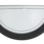 Árcsökkenés UFO FALI LÁMPA FEKETE, OPAL ÜVEG@