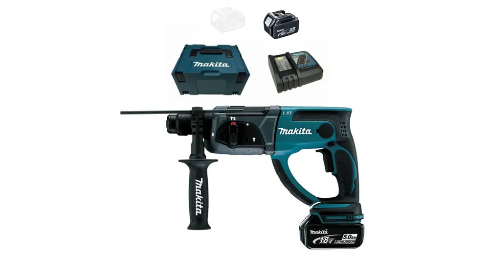 Ajánlat MAKITA DHR202RTJ AKKUS FÚRÓ-VÉSŐKALAPÁCS 18V 2DB 5Ah AKKUVAL SDS-PLUS 2J