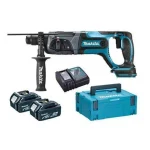 MAKITA DHR241RTJ AKKUS FÚRÓ-VÉSŐKALAPÁCS 18V 2DB 5Ah AKKUVAL ÜRŐERŐ 1,2J Kihagyhatatlan ajánlat