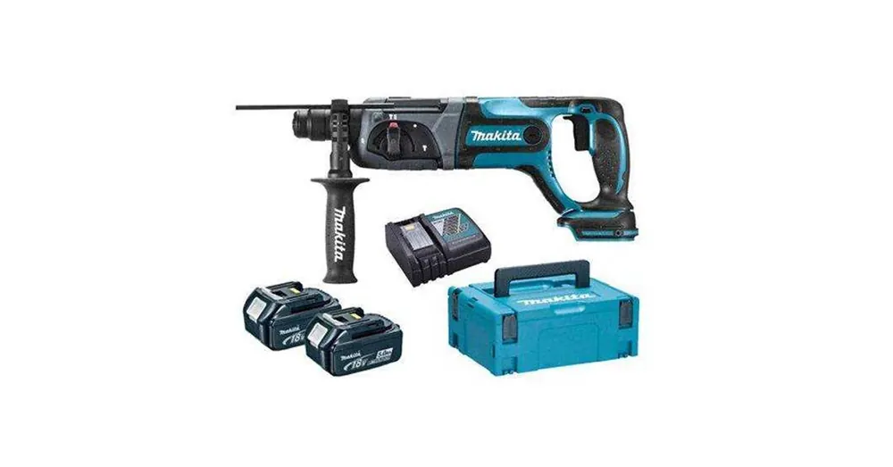 MAKITA DHR241RTJ AKKUS FÚRÓ-VÉSŐKALAPÁCS 18V 2DB 5Ah AKKUVAL ÜRŐERŐ 1,2J Kihagyhatatlan ajánlat