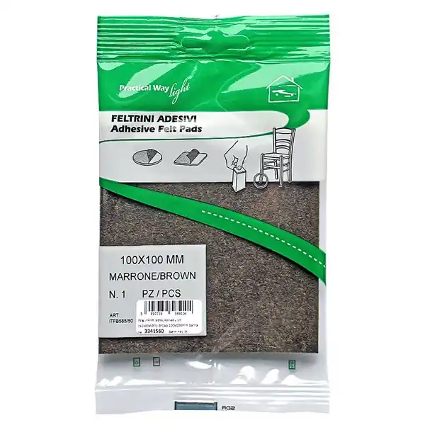Olcsóbb Csúsztatófilc öntapadó 100x100 mm barna