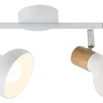 Akciós ár HOLLY spot E14 2X 40W,fehér/bükk