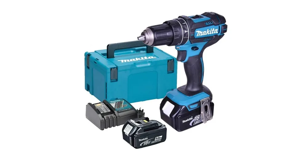 MAKITA DHP482RTJ AKKUS ÜTVEFÚRÓ-CSAVAROZÓ 18V 2DB 5Ah Li-ion AKKU 62/36Nm Legnépszerűbb