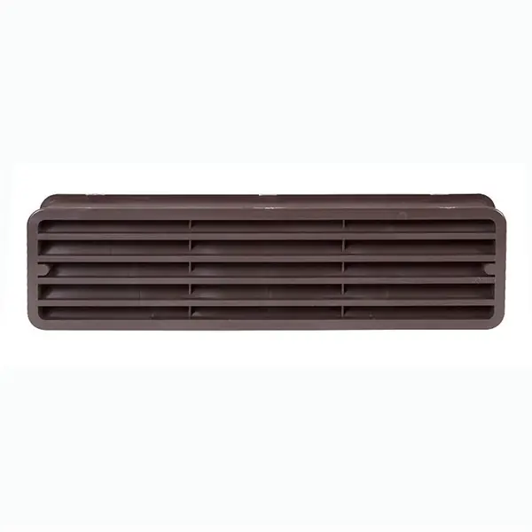Szellőzőrács 316 x 83 mm műanyag barna Expressz kézbesítés