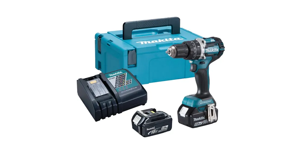 Legjobb ár MAKITA DHP484RTJ AKKUS ÜTVEFÚRÓ-CSAVAROZÓ 18V 2DB 5Ah AKKUVAL 60/30Nm